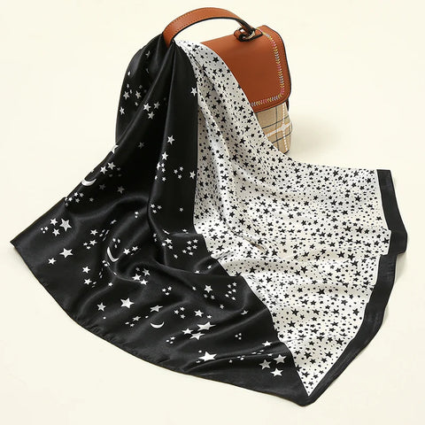 Vintage square silk scarf