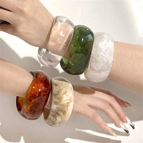 Vintage Resin Cute Bracelet Bangles