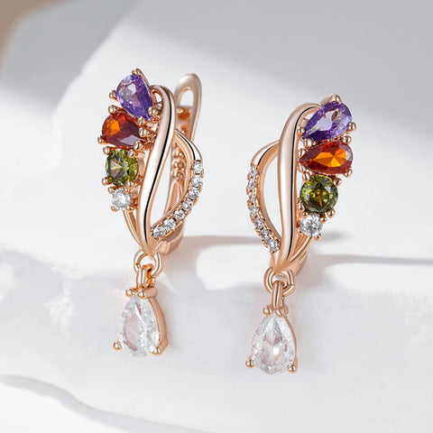 Multicolor Earrings Vintage