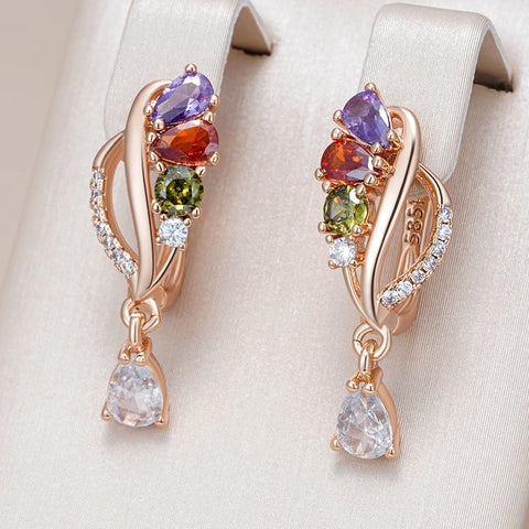 Multicolor Earrings Vintage