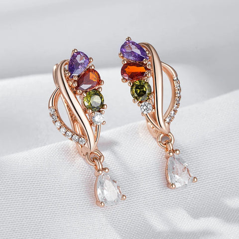 Multicolor Earrings Vintage