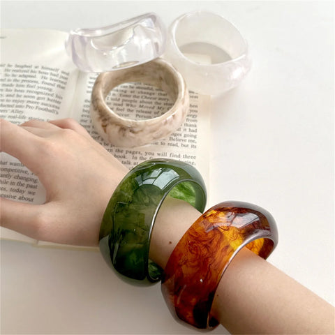 Vintage Resin Cute Bracelet Bangles