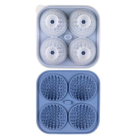 1 - 10PCS Ice Cube Mold 3D Golf Ball Ice Mold Silicone - EveryWares