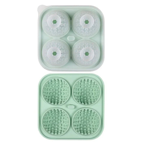 1 - 10PCS Ice Cube Mold 3D Golf Ball Ice Mold Silicone - EveryWares