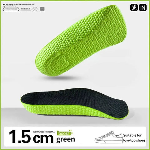 1 pair of Orthopedic Insoles for Height Increase, Arch Support for Flat Feet, Sneakers, Heel Lift Pads. - EveryWares