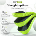 1 pair of Orthopedic Insoles for Height Increase, Arch Support for Flat Feet, Sneakers, Heel Lift Pads. - EveryWares