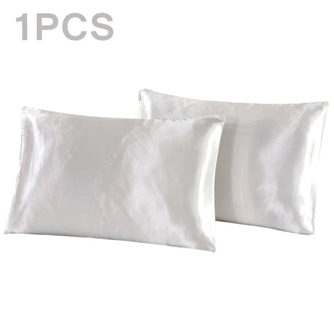 1 Pc Satin Silk Pillowcase Cover - EveryWares