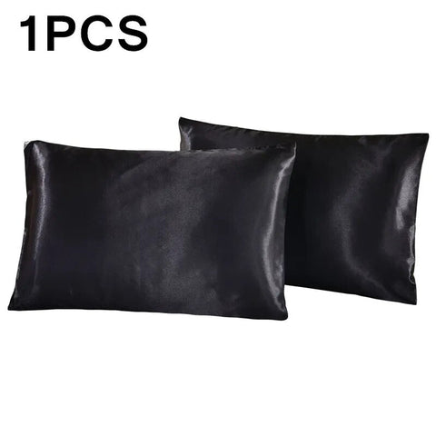 1 Pc Satin Silk Pillowcase Cover - EveryWares