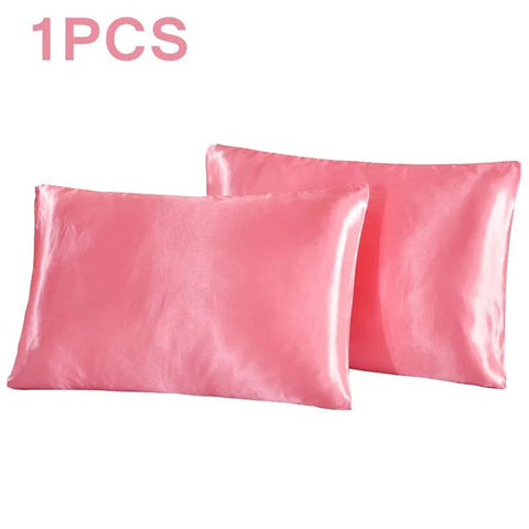 1 Pc Satin Silk Pillowcase Cover - EveryWares