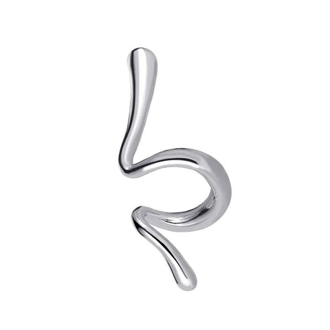 1 Pc Stainless Steel Snake Ear Clip Non Pierced Clip Earrings - EveryWares