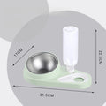 1 PCS Bowl Pet Feeder Food Bowl And Water Dispenser Double Bowl Large Capacity - EveryWares