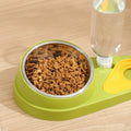 1 PCS Bowl Pet Feeder Food Bowl And Water Dispenser Double Bowl Large Capacity - EveryWares