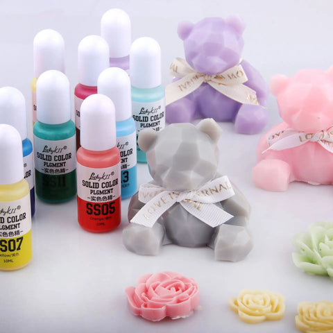 1 Set Resin Pigment Kit Art Ink Alcohol Liquid Colorant Dye Ink Diffusion DIY Epoxy Resin - EveryWares