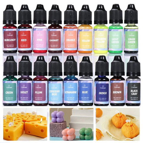 1 Set Resin Pigment Kit Art Ink Alcohol Liquid Colorant Dye Ink Diffusion DIY Epoxy Resin - EveryWares