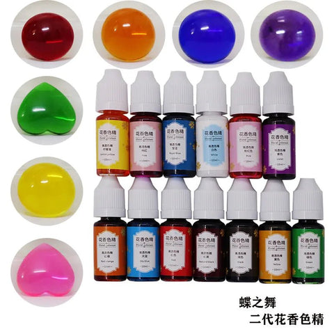 1 Set Resin Pigment Kit Art Ink Alcohol Liquid Colorant Dye Ink Diffusion DIY Epoxy Resin - EveryWares