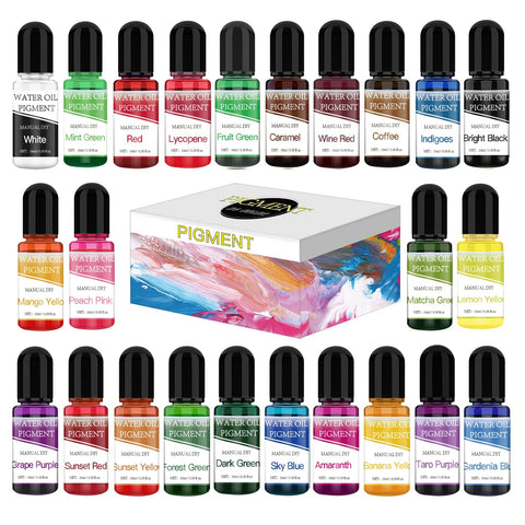 1 Set Resin Pigment Kit Art Ink Alcohol Liquid Colorant Dye Ink Diffusion DIY Epoxy Resin - EveryWares