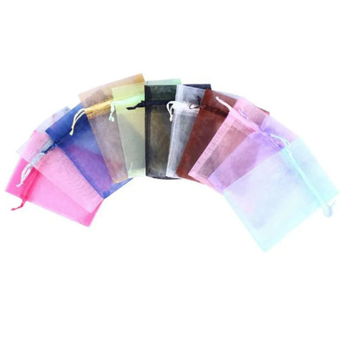 100Pcs/lot Organza Bag Drawstring Bag - EveryWares