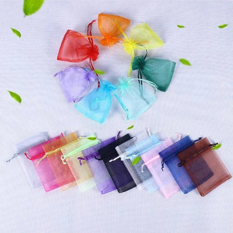 100Pcs/lot Organza Bag Drawstring Bag - EveryWares