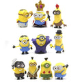 10Pcs/Set Kawai Minions Figurines Toys 3D Eye Despicable Minions Action Figures - EveryWares