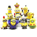 10Pcs/Set Kawai Minions Figurines Toys 3D Eye Despicable Minions Action Figures - EveryWares