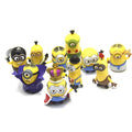 10Pcs/Set Kawai Minions Figurines Toys 3D Eye Despicable Minions Action Figures - EveryWares