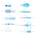 10Pcs/set Newborn Baby Care Kit Thermometer Kid Toiletries Baby - EveryWares