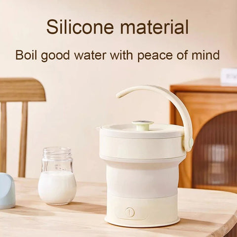 110V/220V Portable Travel Folding Electric Kettle Silicone - EveryWares