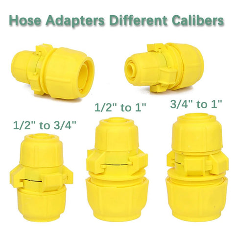 1/2" 3/4" 1" - Adapter Extender Hose Coupling Joint Garden Watering Accessories Connect Repair for Pipe - EveryWares