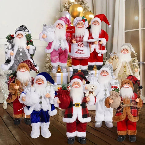 12 - inch Santa Clause Figure Standing Decorations Christmas - EveryWares