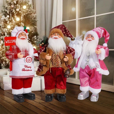 12 - inch Santa Clause Figure Standing Decorations Christmas - EveryWares