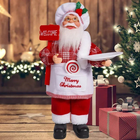 12 - inch Santa Clause Figure Standing Decorations Christmas - EveryWares