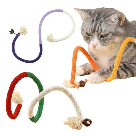 1/2/3pcs Cat Scratcher Rope Toy Cotton Rope Bite - resistant Chewing Toy Paw Claw Furniture Protector - EveryWares