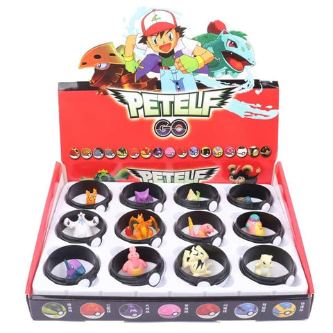 12Pcs /Set Poke Ball Model Anime Figure Pokémon Pikachu Pocket Monster and Others, Toys or Collection - EveryWares