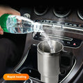 12V USB Car Electric kettle Stainless Steel Heating Car Cup Hot 450ml Heating Thermos Water Cup - EveryWares