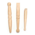 1/3PCS Original Wooden Foot Body Massage Stick Relieve Muscle Soreness Relaxing Tool Foot Reflexology Massager - EveryWares