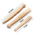 1/3PCS Original Wooden Foot Body Massage Stick Relieve Muscle Soreness Relaxing Tool Foot Reflexology Massager - EveryWares