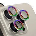 1/3Set Glitter Metal Camera Lens Protector for iPhone 15 Pro Max 15Plus Full Cover Lens Film Protective Glass - EveryWares