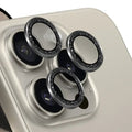 1/3Set Glitter Metal Camera Lens Protector for iPhone 15 Pro Max 15Plus Full Cover Lens Film Protective Glass - EveryWares