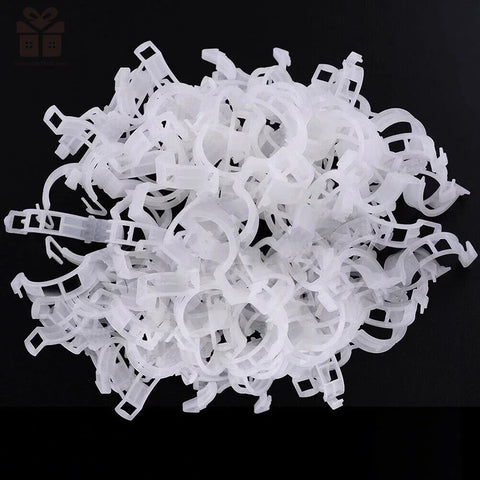 150/50Pcs Plastic Plant Support Clips Reusable Protection Fixing for Vegetable - EveryWares