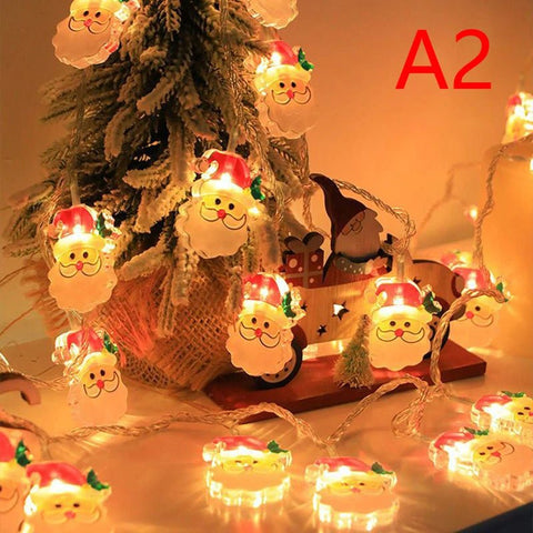 1.5m 10Led Christmas Light String Hanging Ornaments Pendants Christmas Décor - EveryWares