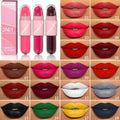 18 Colors 2 in 1 Matte Lipstick Lip Glaze Double Head Lip Makeup Lasting Waterproof Velvet - EveryWares