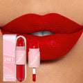 18 Colors 2 in 1 Matte Lipstick Lip Glaze Double Head Lip Makeup Lasting Waterproof Velvet - EveryWares