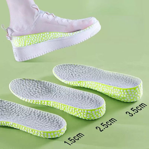 1Pair Boost Height Increase Shoes Insoles Soft Comfort Running Sports Insole for Shoe Pads - EveryWares