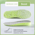 1Pair Boost Height Increase Shoes Insoles Soft Comfort Running Sports Insole for Shoe Pads - EveryWares