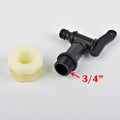 1pc 1/2 3/4" Plastic Male Thread Water Faucet Tap Adapter Assembly Drainage Faucet Valve Garden Accessories - EveryWares