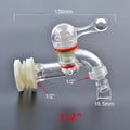 1pc 1/2 3/4" Plastic Male Thread Water Faucet Tap Adapter Assembly Drainage Faucet Valve Garden Accessories - EveryWares