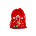 1pc Christmas Velvet Bag Drawstring - 3 Different Sizes - EveryWares