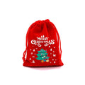 1pc Christmas Velvet Bag Drawstring - 3 Different Sizes - EveryWares