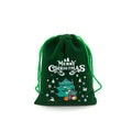 1pc Christmas Velvet Bag Drawstring - 3 Different Sizes - EveryWares