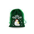 1pc Christmas Velvet Bag Drawstring - 3 Different Sizes - EveryWares